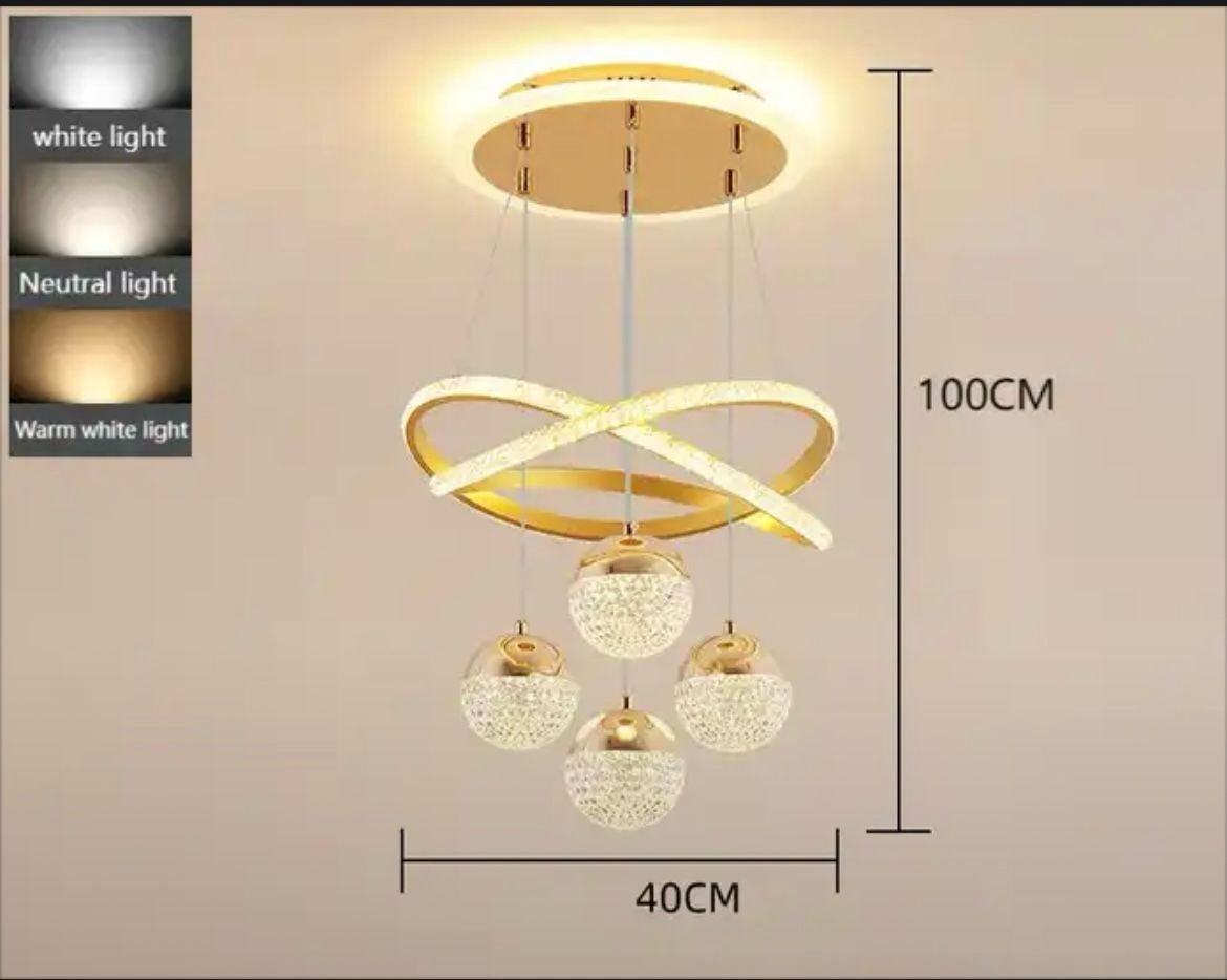 Люстра подвесная LED, кол-во ламп: 4 шт купить,22000