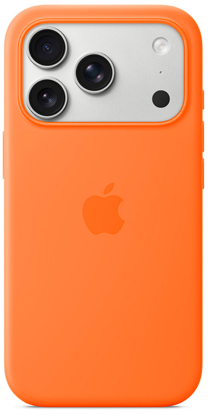 Чехол для iPhone 17 Pro Silicone Case with MagSafe – Orange MGFE4ZM/A