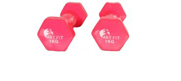 ART FiT набор гантелей цельнолитая 2 шт 2 кг