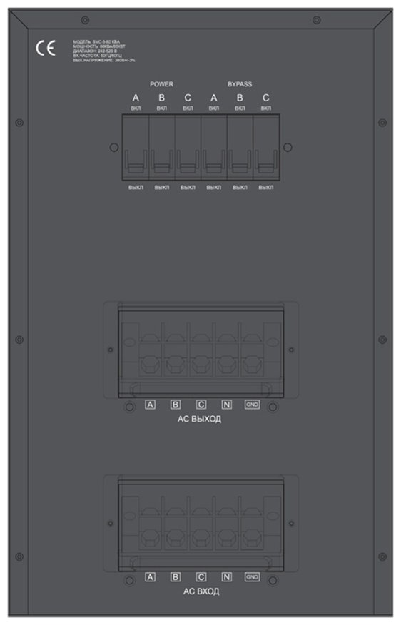 Стабилизатор напряжения SVC SVC-3-45кВА