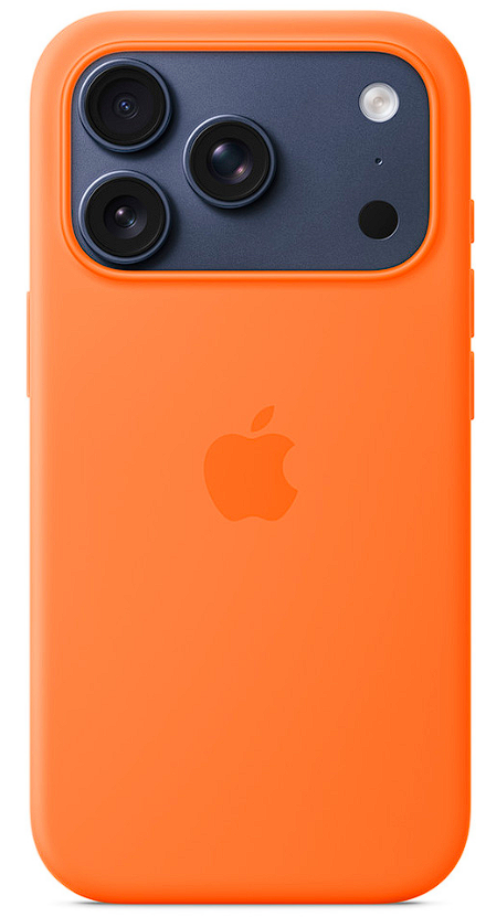 Чехол для iPhone 17 Pro Silicone Case with MagSafe – Orange MGFE4ZM/A