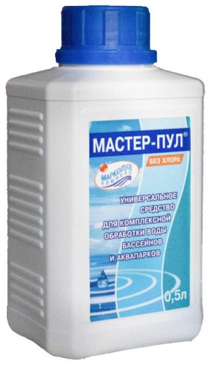 Химия для бассейна Мастер пул жидкость , 0.5 л - ForteMarket Химия для бассейна Мастер пул жидкость , 0.5 л купить,2969