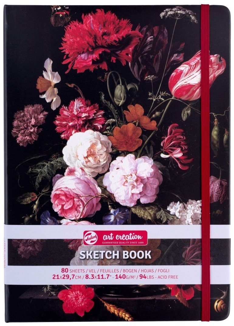 Блокнот Art Creation Still Life with Flowers in a Glass Vase, A4, 80 листов, мультиколор купить,NaN