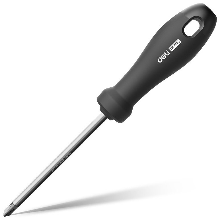 DELI отвертка двусторонняя HT1055 PH2х100 мм купить,1370