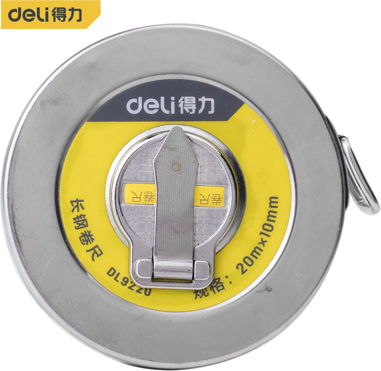 DELI рулетка строительная, геодезическая DL9220, 20 м х 10 мм
