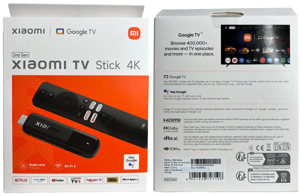 Xiaomi TV Stick (2nd Gen) 4K 2/8 Гб