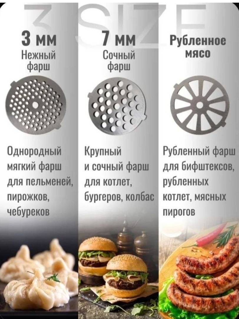 Мясорубка ZWILLON ZW-420 черный, серый