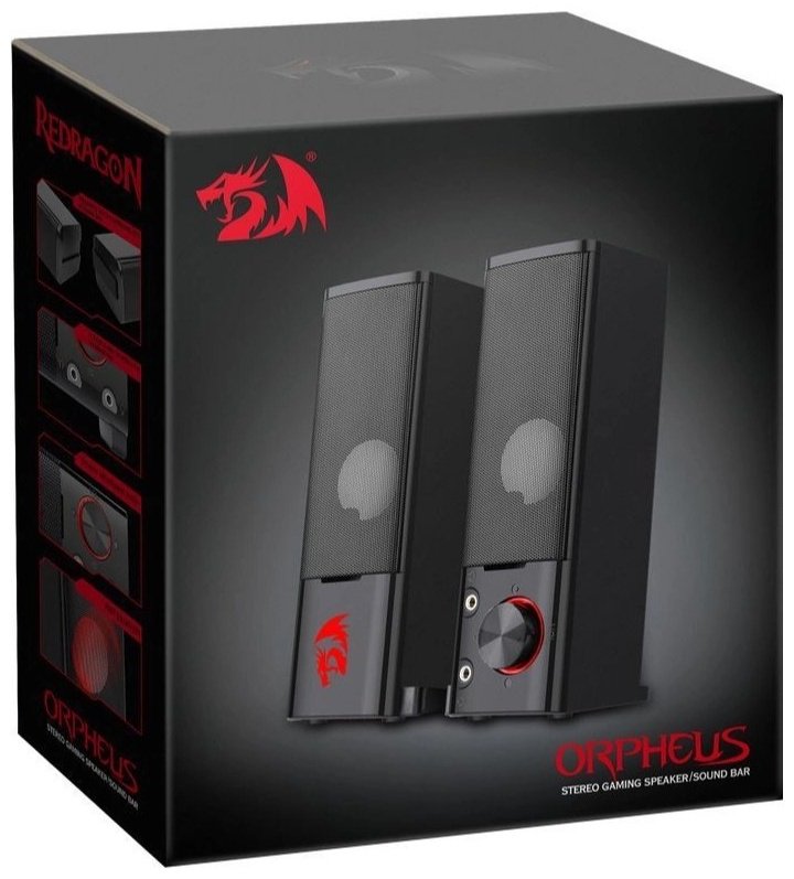 Компьютерные колонки Redragon Orpheus черный купить,31000