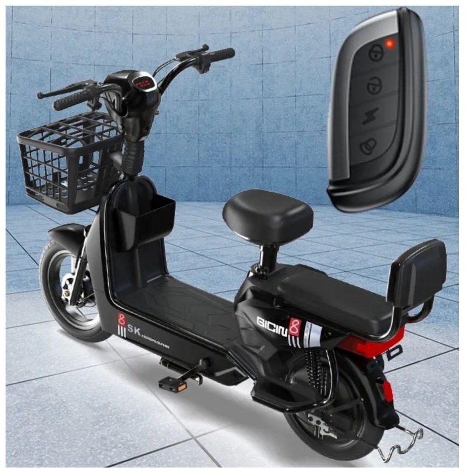 Электровелосипед СЯНЧУ SK8 Golden Eagle 14 дюйм 2026 черный