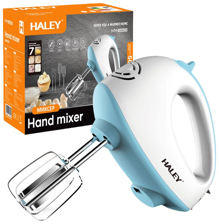 Миксер Haley HY-1658 синий купить,6500