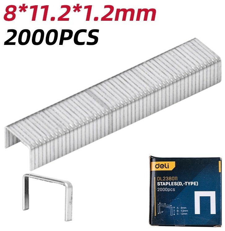 DELI скобы для степлера EDL238011 2000 шт купить,1030
