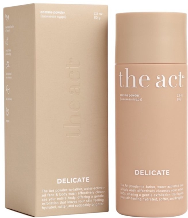 The Act Delicate энзимная пудра 80 г купить,6500