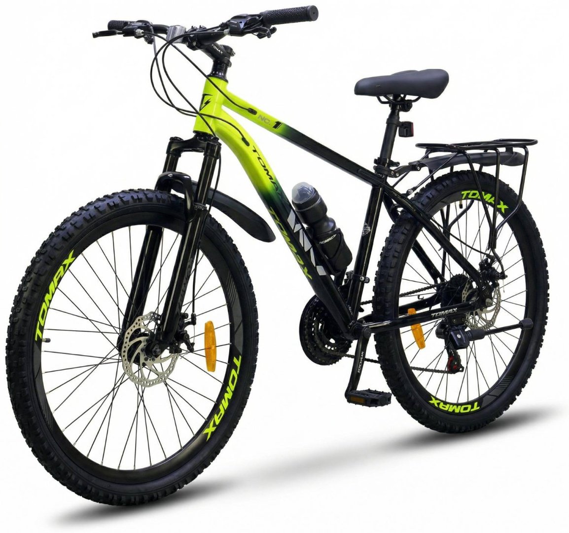 Велосипед Tomax 26 steel 2026 17 дюймов черный-зеленый