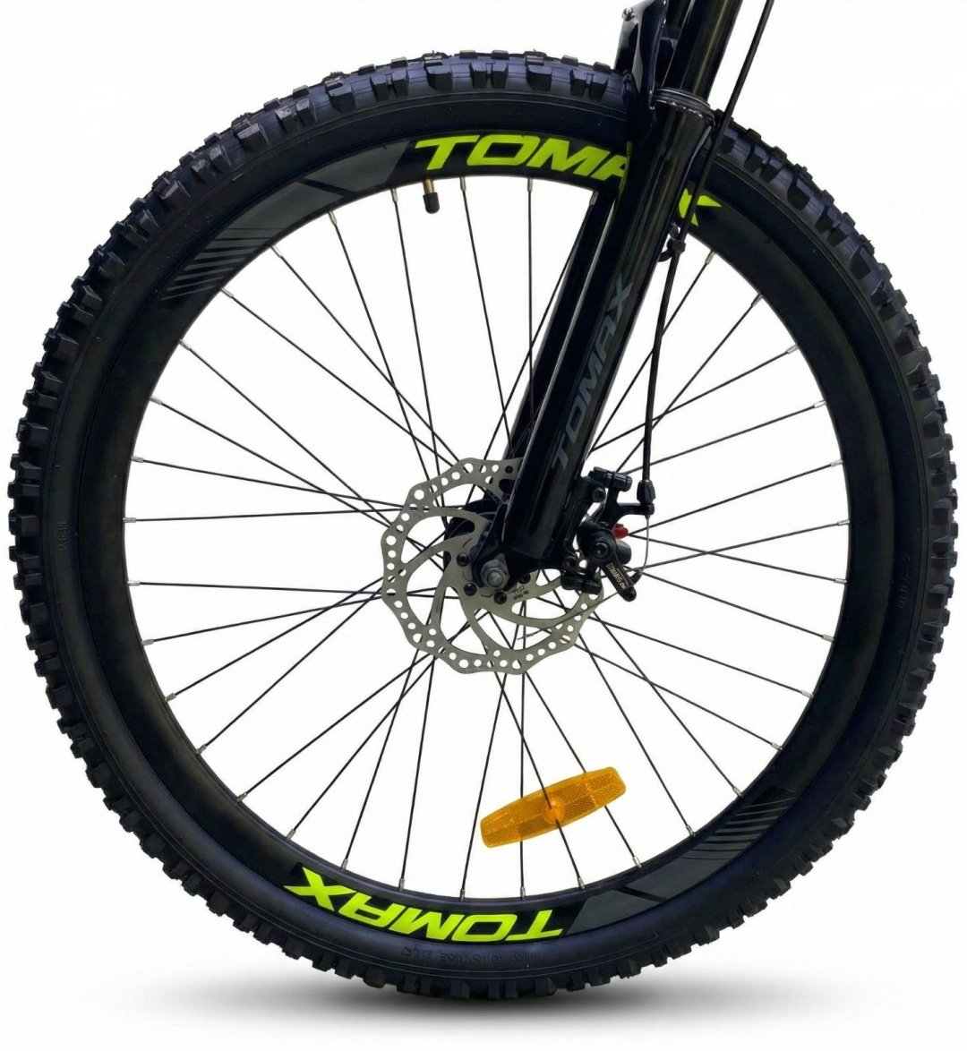 Велосипед Tomax 26 steel 2026 17 дюймов черный-зеленый