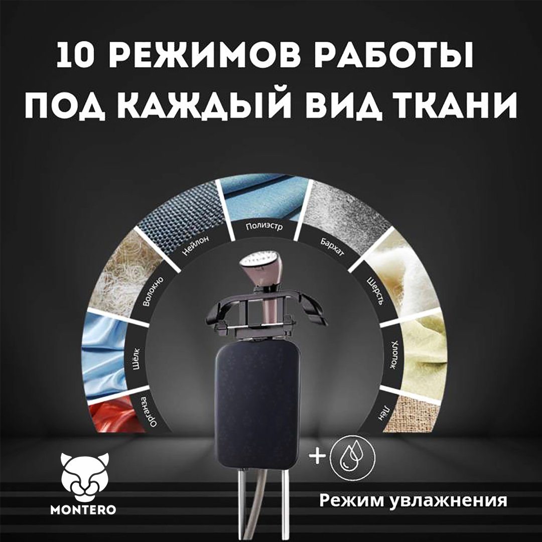Отпариватель MONTERO PRO S200 розовый купить,59999