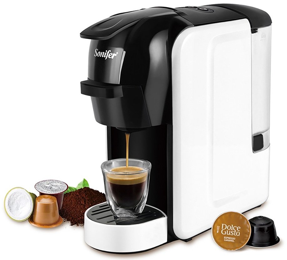 Кофемашина Sonifer SF-3539 белый, черный купить,49000