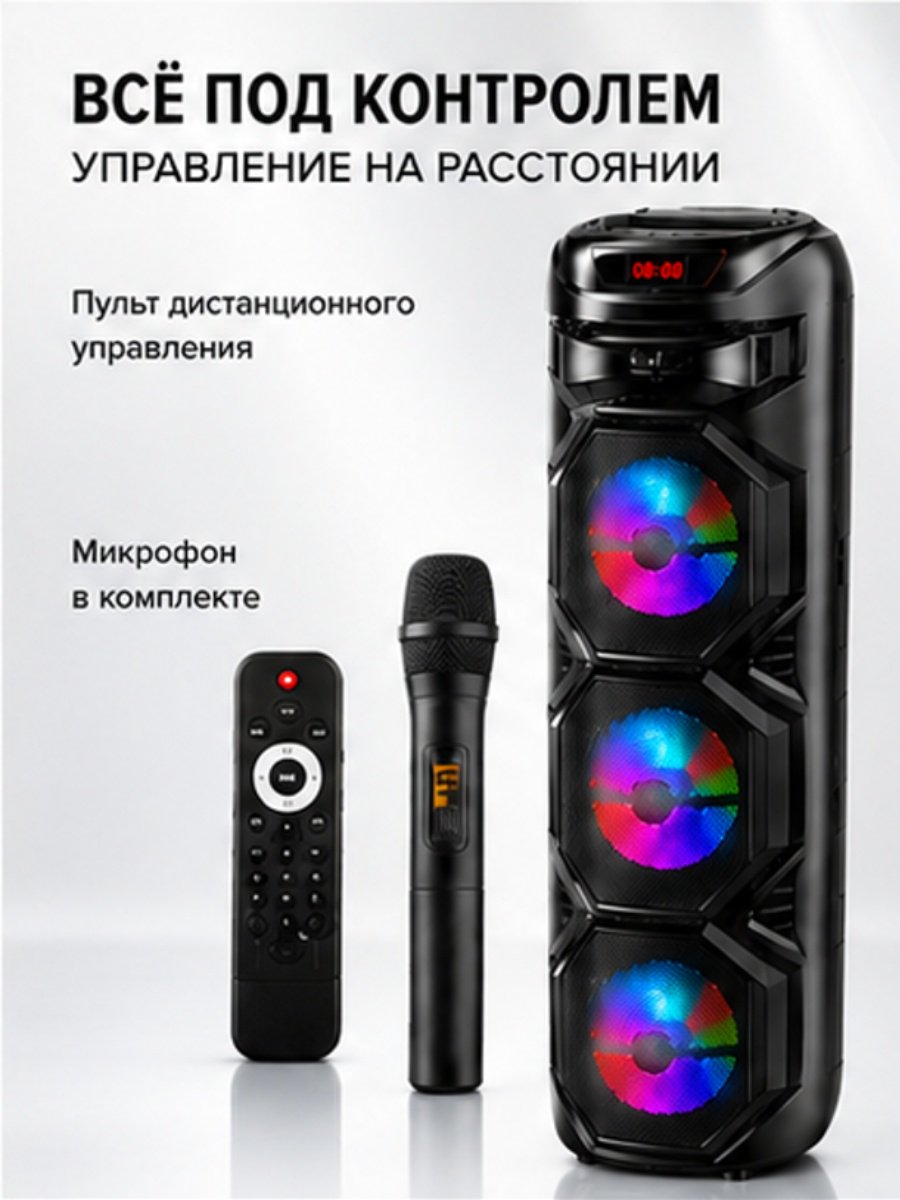 Портативная колонка K2KANT ZQS 8301 черный купить,28000