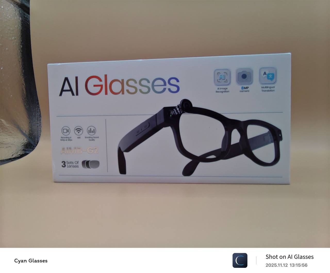 Смарт-очки AI Glasses AIMB-G2 черный