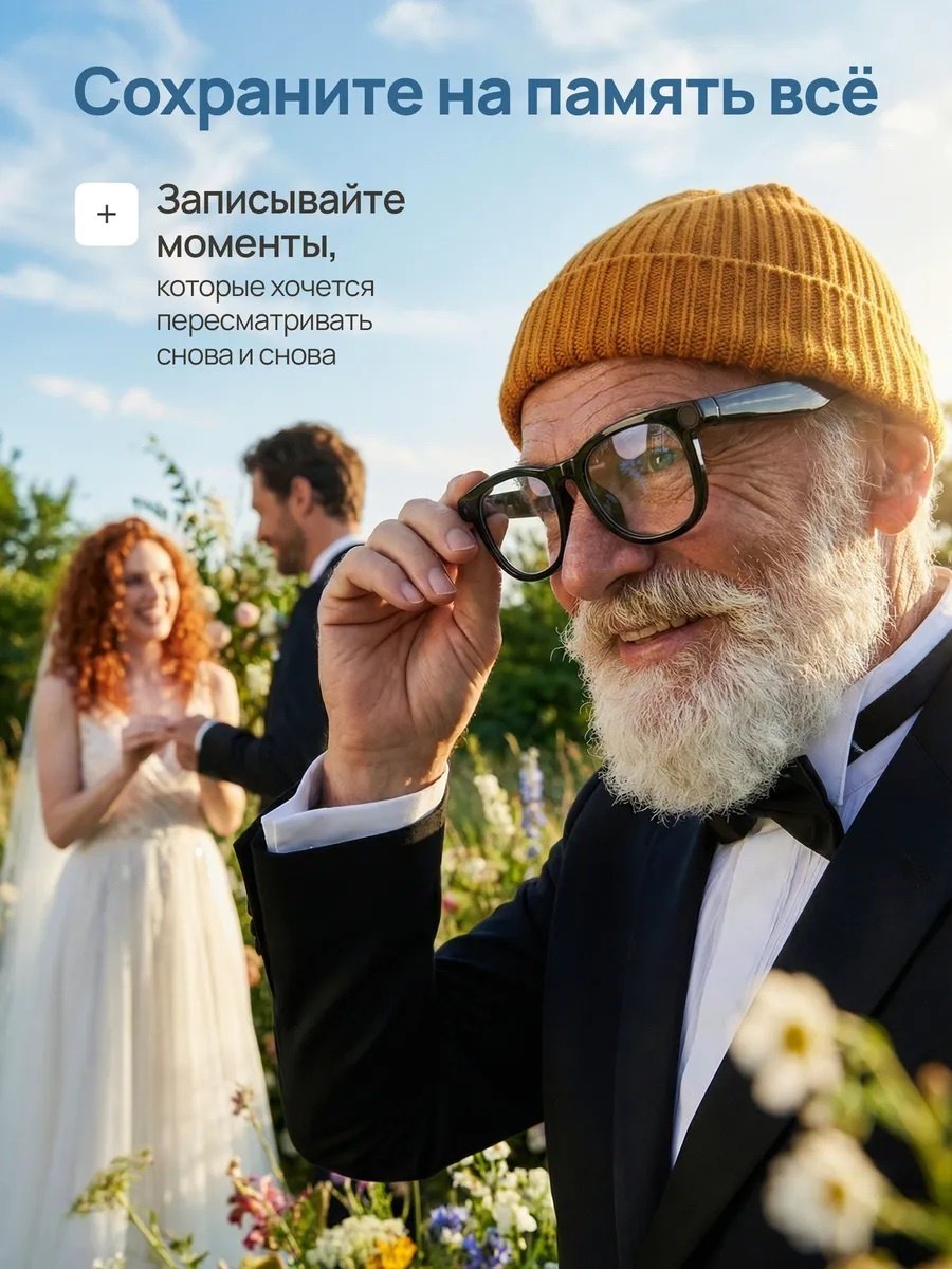 Смарт-очки SERENFLOOW SMART GLASSES CY01 черный