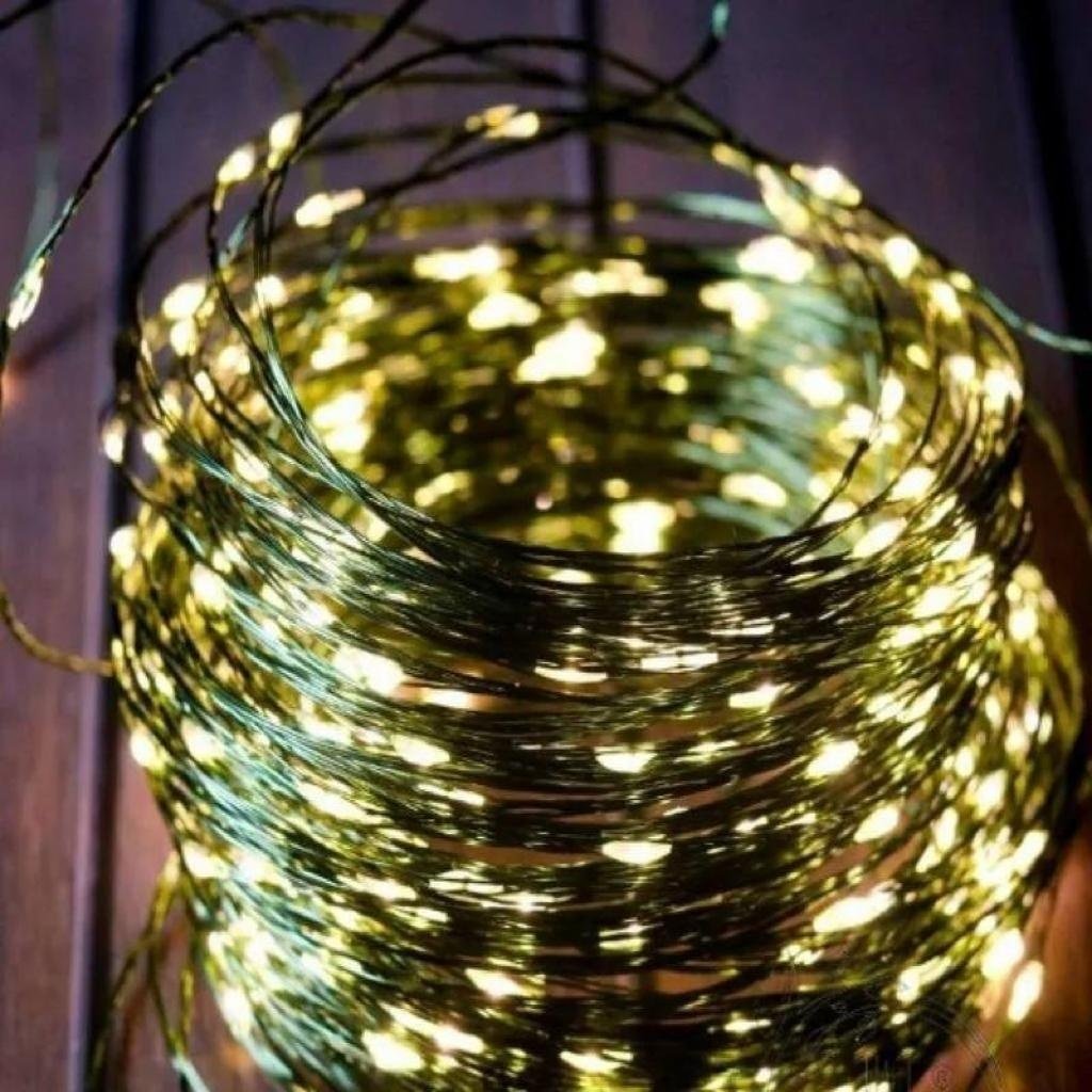 Электрогирлянда Роса LED цвет свечения теплый белый 10 м
