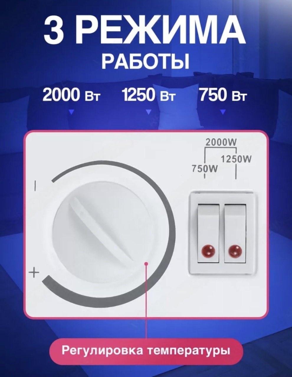 Конвектор A-Tech AT-126 белый купить,27000
