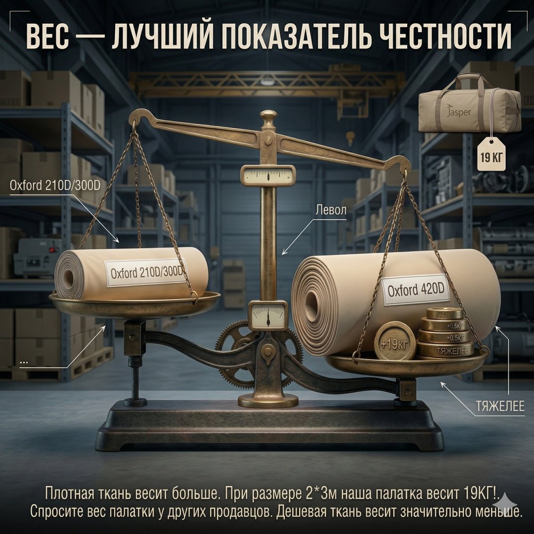 Палатка JASPER кемпинговая 6-местная бежевый купить,195000