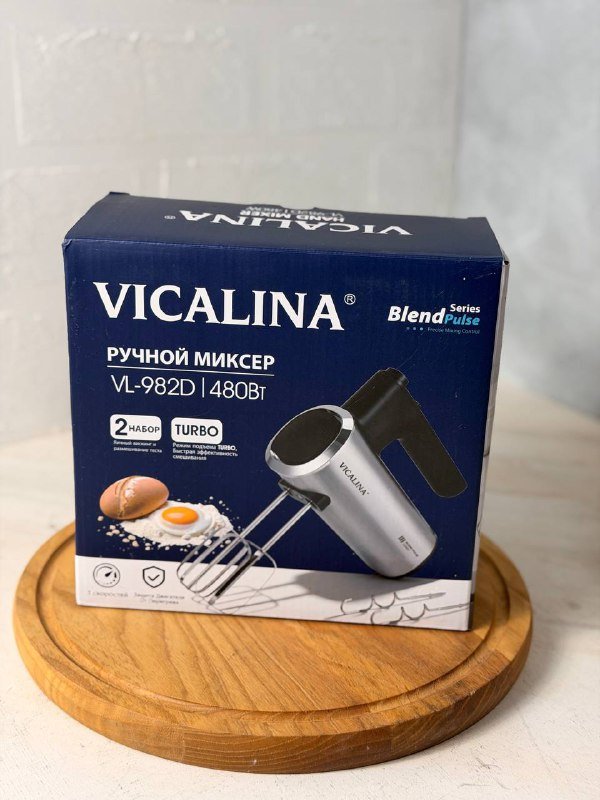 Миксер Vicalina VL-982D черный, серебристый