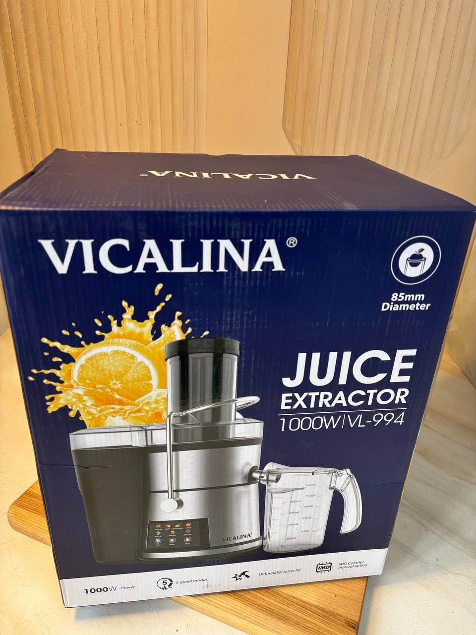 Соковыжималка Vicalina VL-994D черный, серый купить,41000