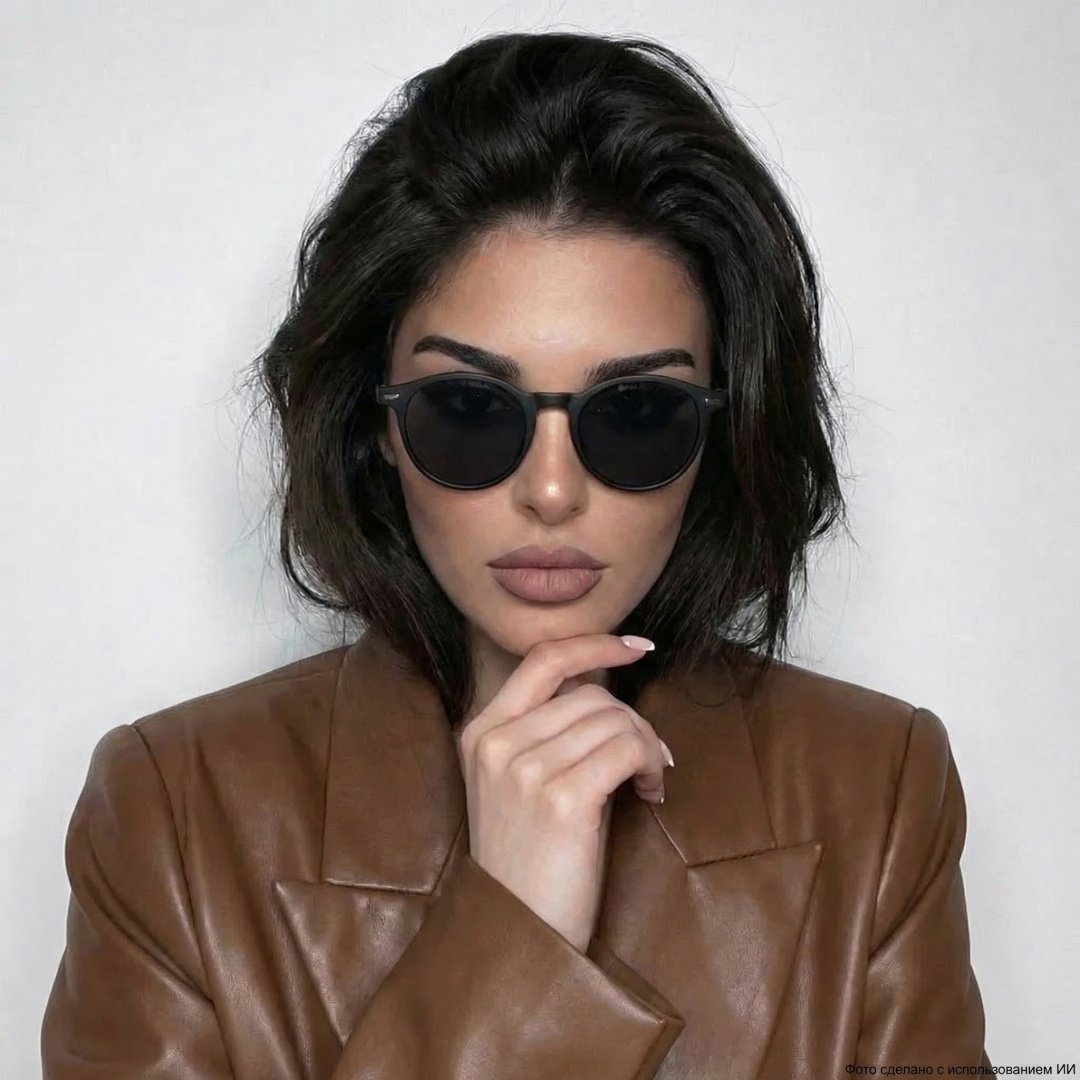 LTW TRADE солнцезащитные очки круглые однотонные купить,8000