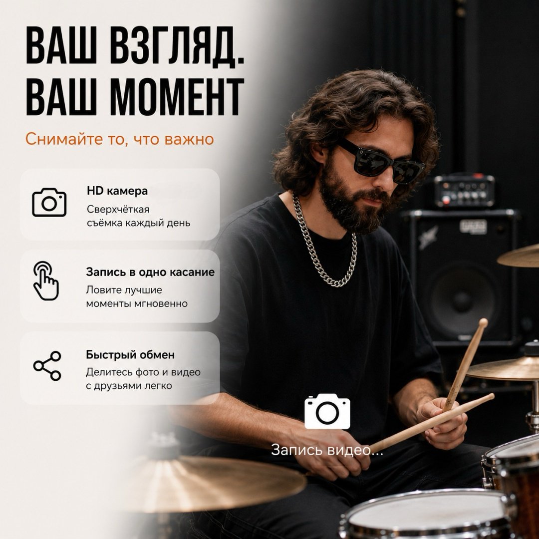 Смарт-очки ELEVE11 MT-5 Ultra черный