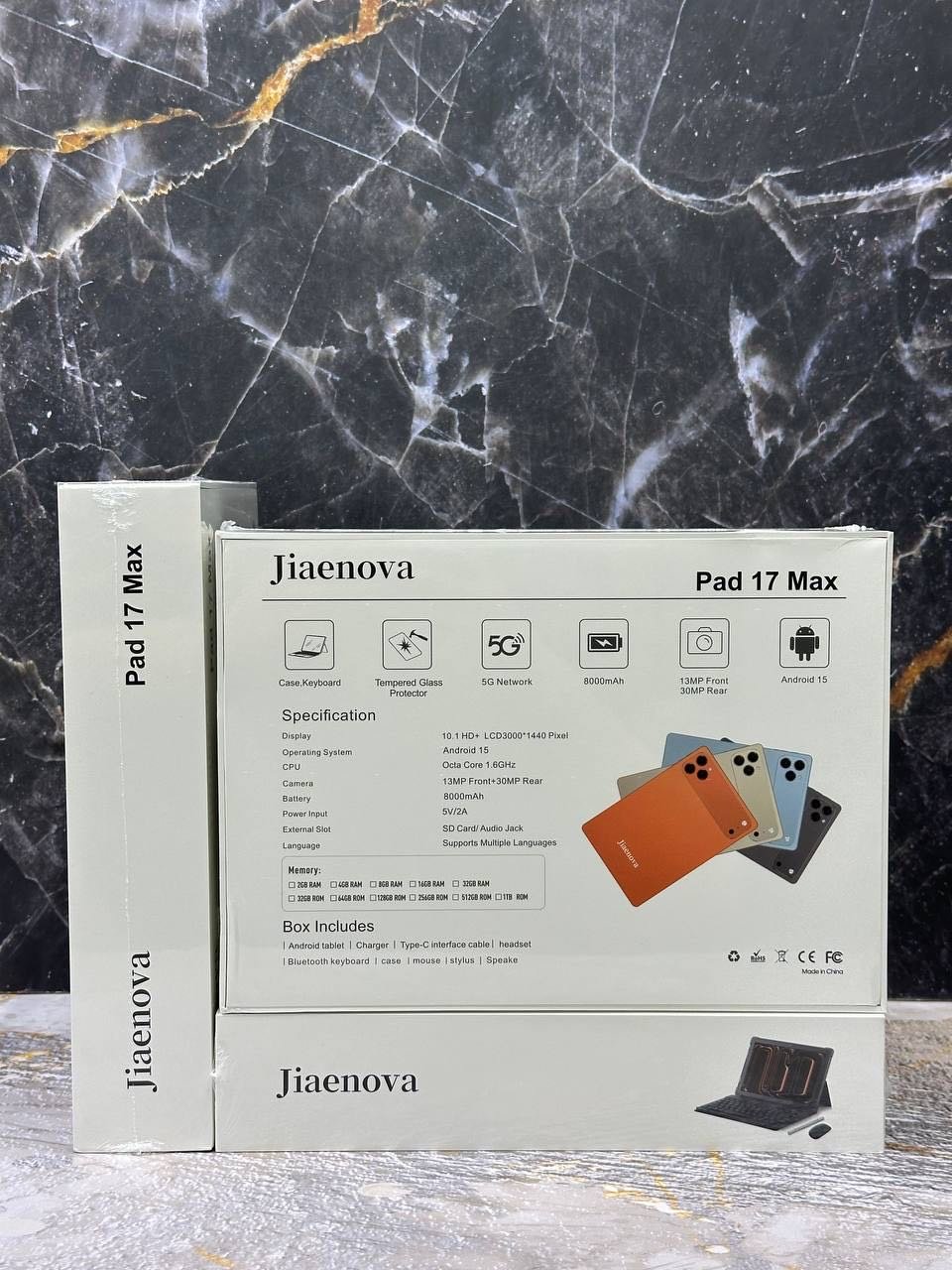 Планшет Jiaenova Pad 17 Max 10.1 дюйм 32 Гб/1000 Гб оранжевый