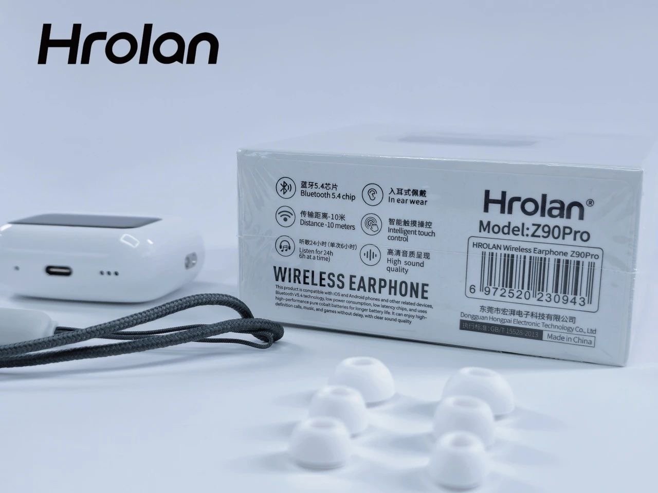 Наушники Hrolan Z90 Pro белый купить,21000