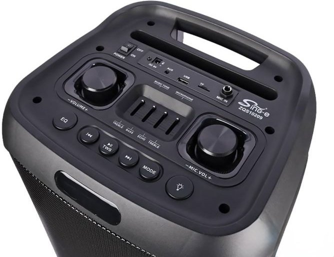 Портативная колонка SinG-e ZQS 10209 черный купить,49000