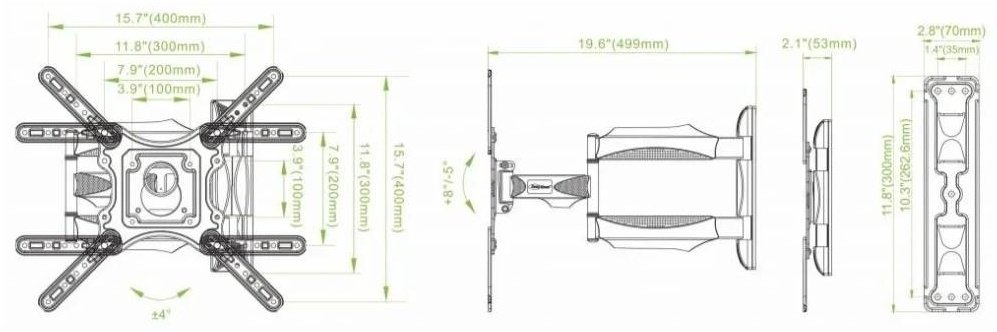 Кронштейн LVL LV-P4X4