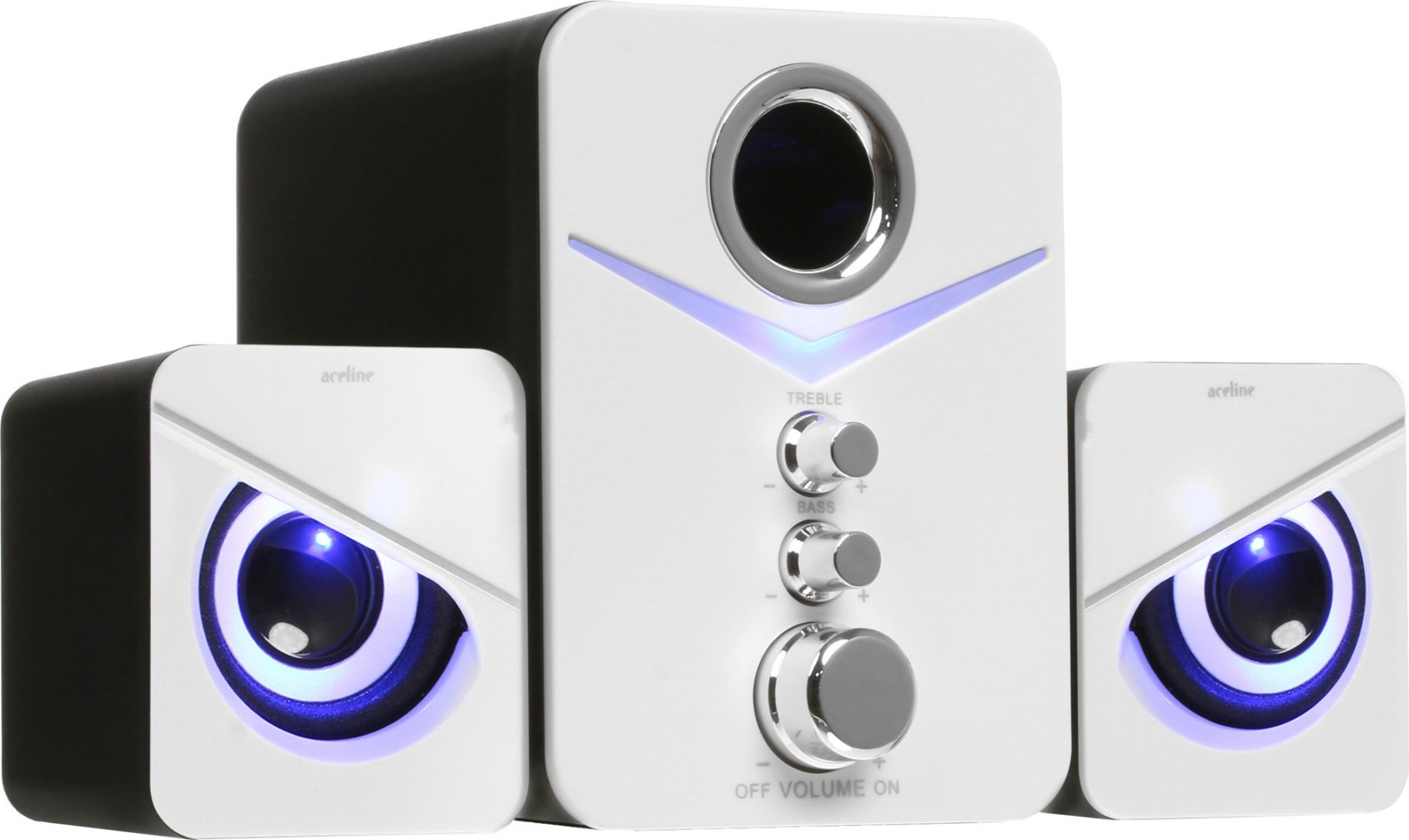 Компьютерные колонки Aceline ASP240 белый купить,23000