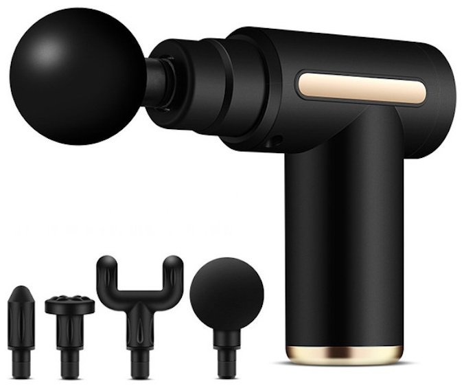 Massage Gun SY-720 массажный пистолет для тела, вибрационный, черный