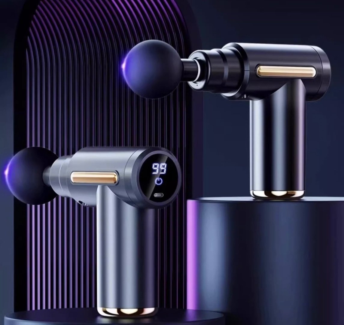 Massage Gun SY-720 массажный пистолет для тела, вибрационный, черный