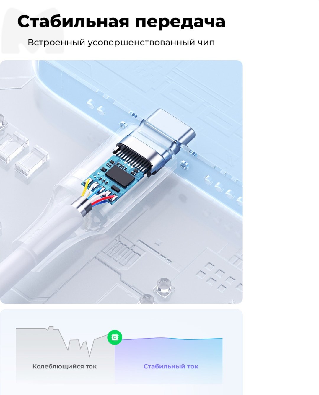Кабель Ugreen USB TypeC (M), 1 м, US535 (15311) серый купить,NaN