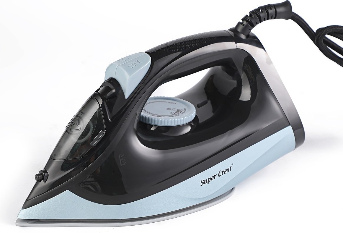 Утюг Super Crest SCT-1040 черный, синий купить,16000
