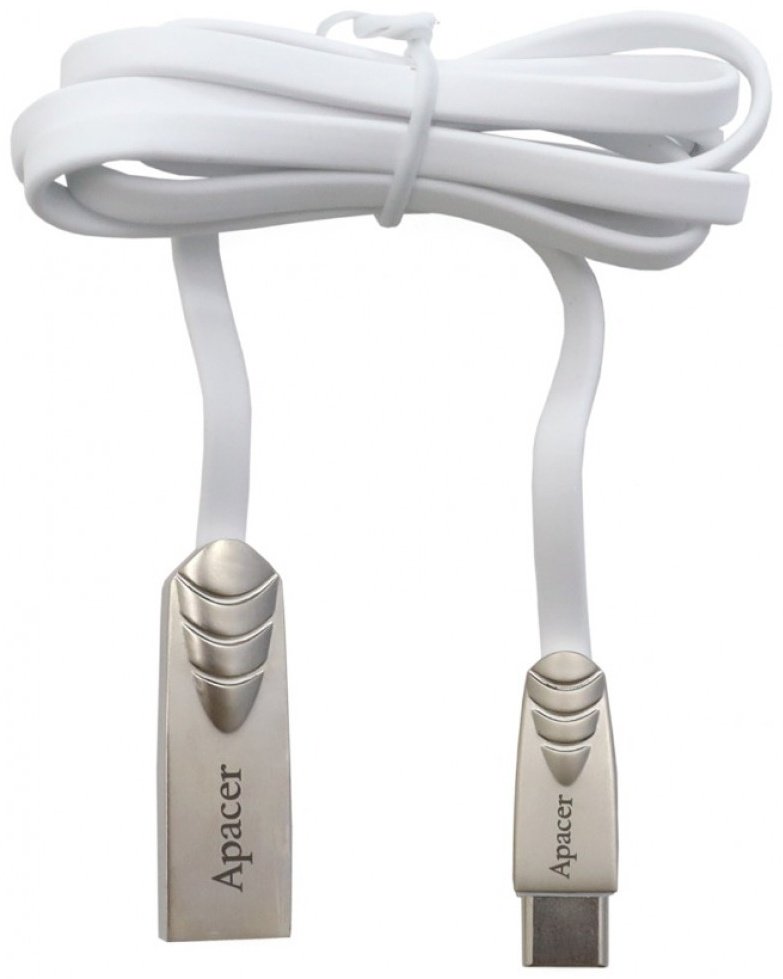 Кабель Apacer USB 2.0 (M), USB TypeC (M), 1 м, DC112 белый купить,NaN
