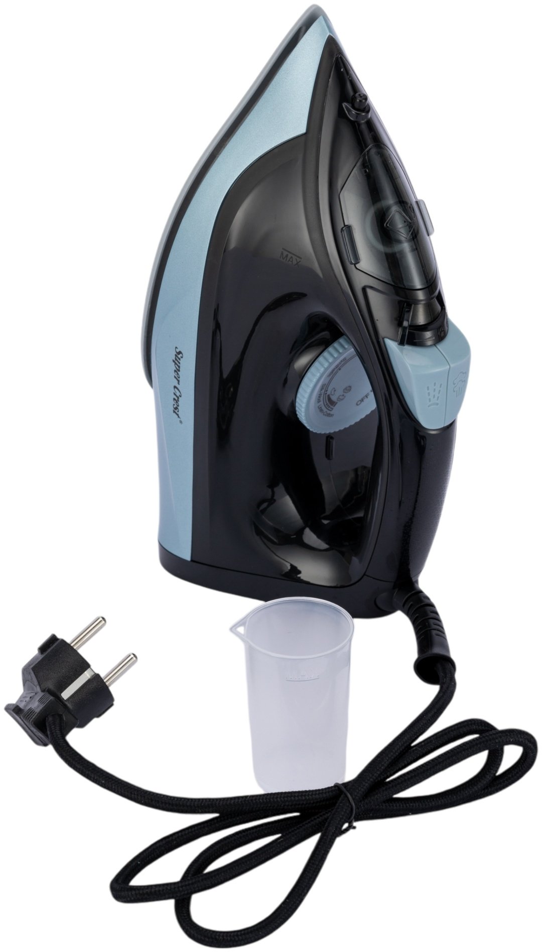 Утюг Super Crest SCT-1040 черный, синий купить,16000