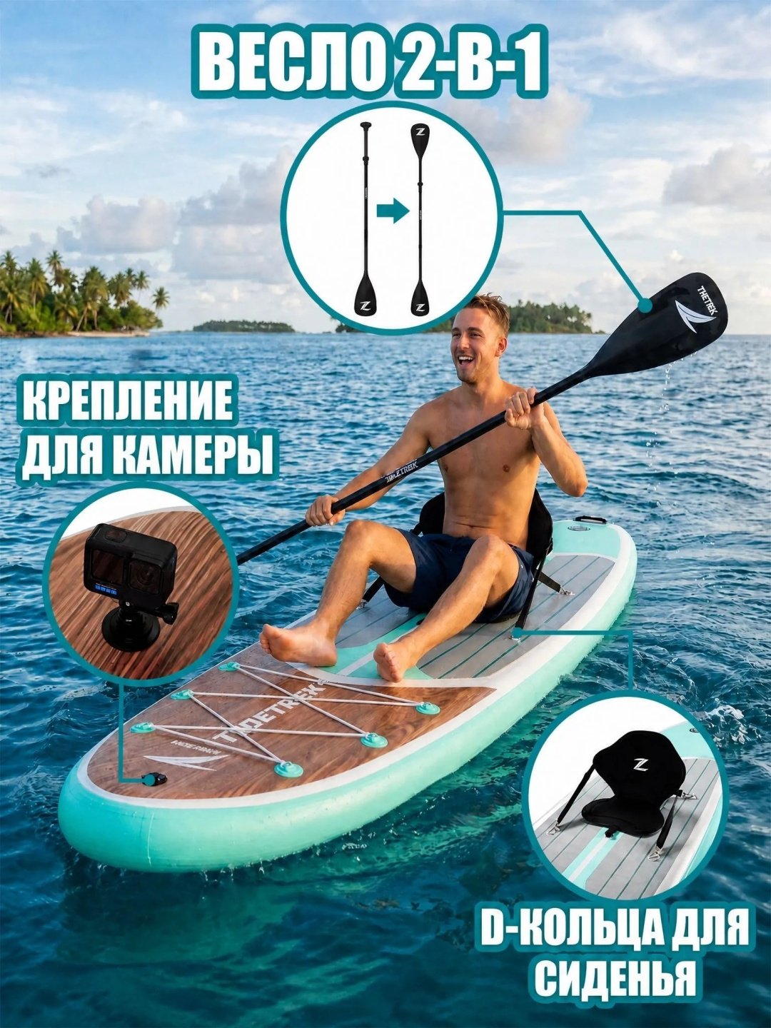 Доска PackVanta pv-072D 2026 350 бирюзовый