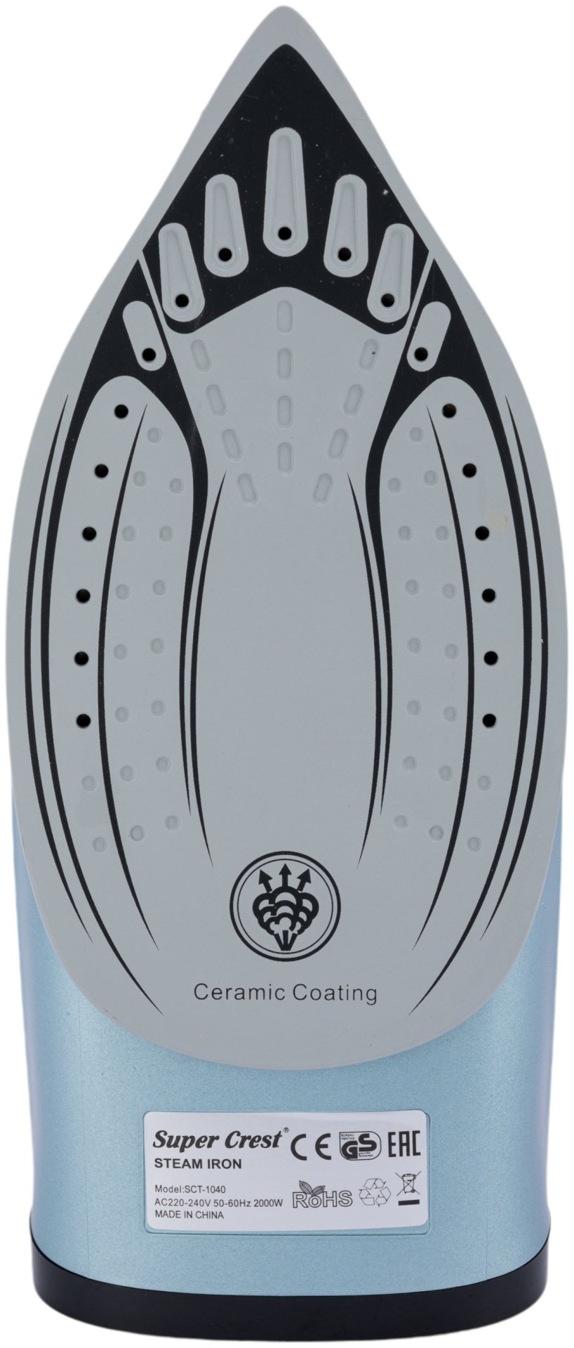 Утюг Super Crest SCT-1040 черный, синий купить,16000