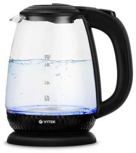 Электрочайник Vitek VT-7074 черный купить,8900