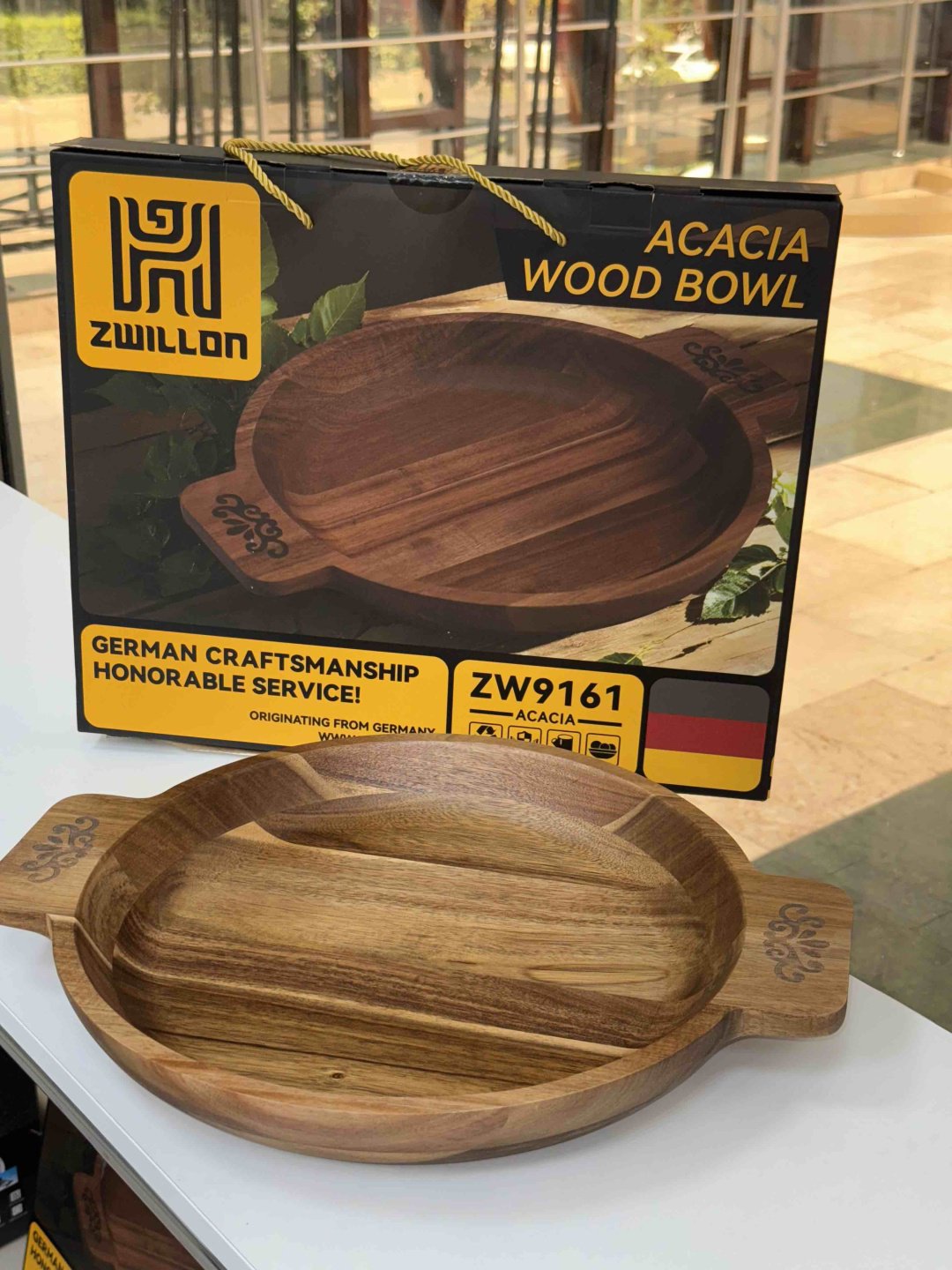 Астау ZWILLON Acacia wood bowl 43х35 см, дерево, 1 шт