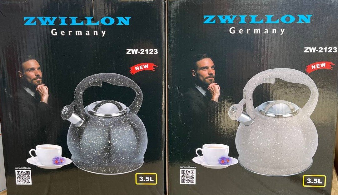 ZWILLON чайник ZW-2123 3.5 л, нержавеющая сталь купить,11900