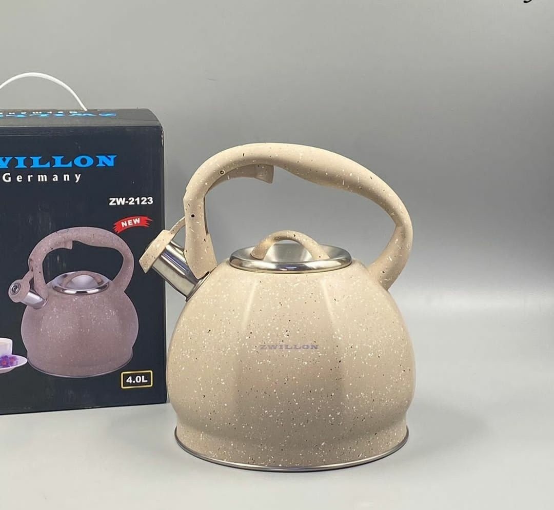 ZWILLON чайник Базовая коллекция ZW-2123 4 л, нержавеющая сталь
