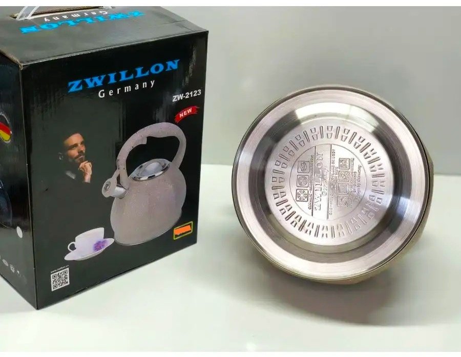 ZWILLON чайник Базовая коллекция ZW-2123 4 л, нержавеющая сталь