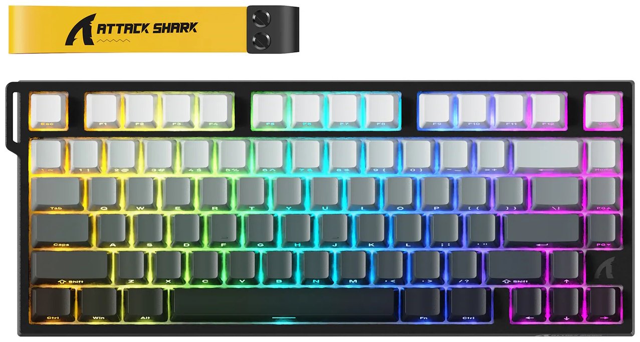 Клавиатура Attack Shark R82 HE Night черный купить,NaN
