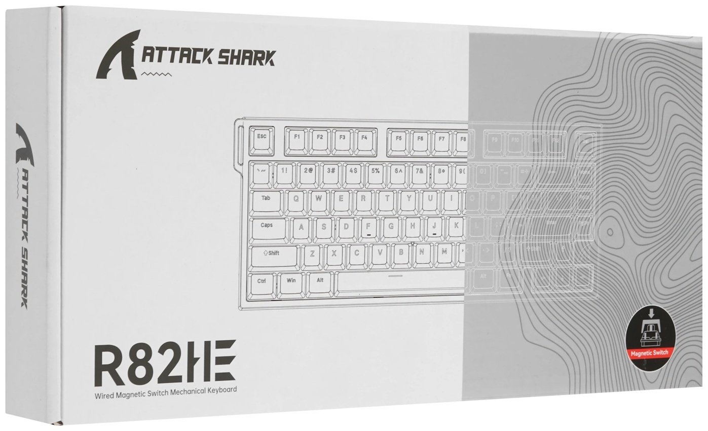 Клавиатура Attack Shark R82 HE Pink Contour розовый купить,NaN